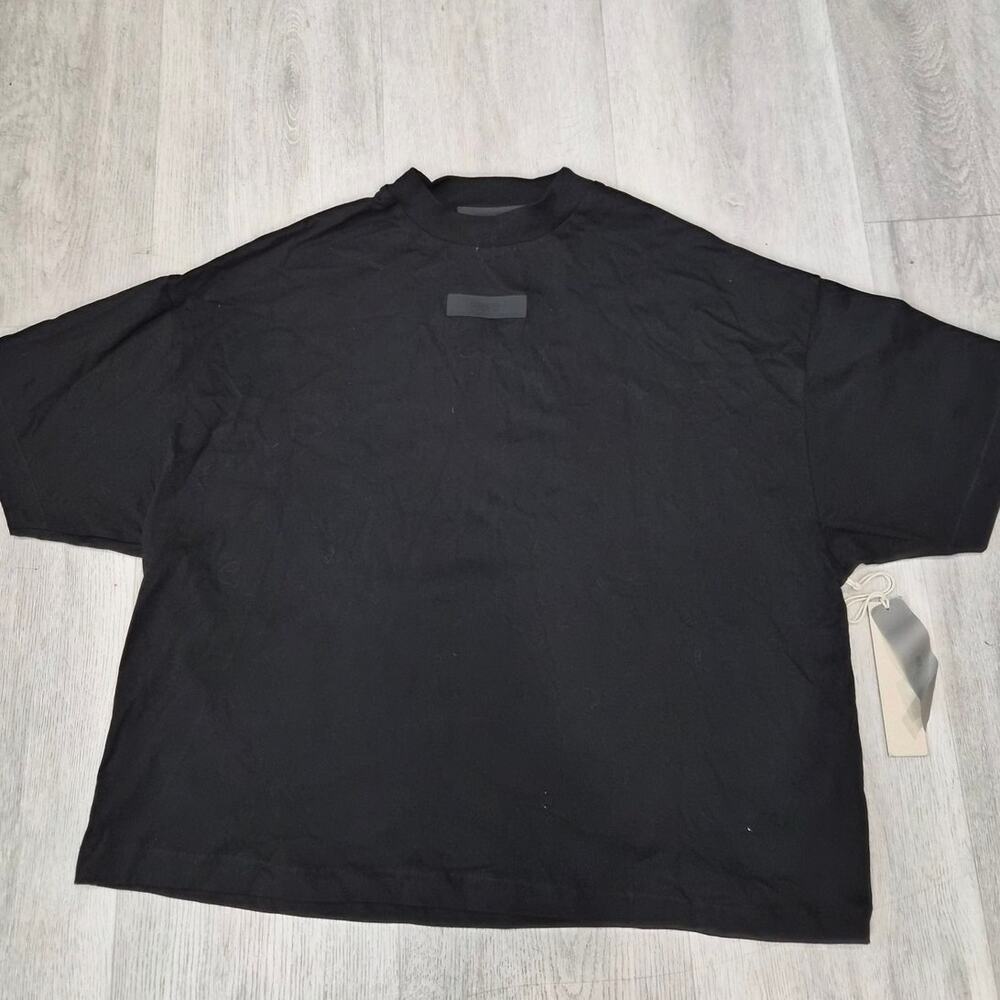 NWT Men Essentials Black Basic Shirt Size XS